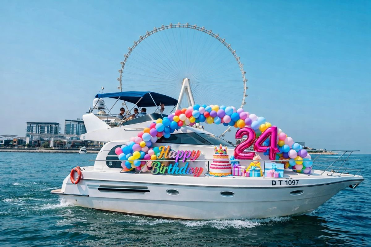 Golf Craft 48ft Birthday Yacht Dubai Party