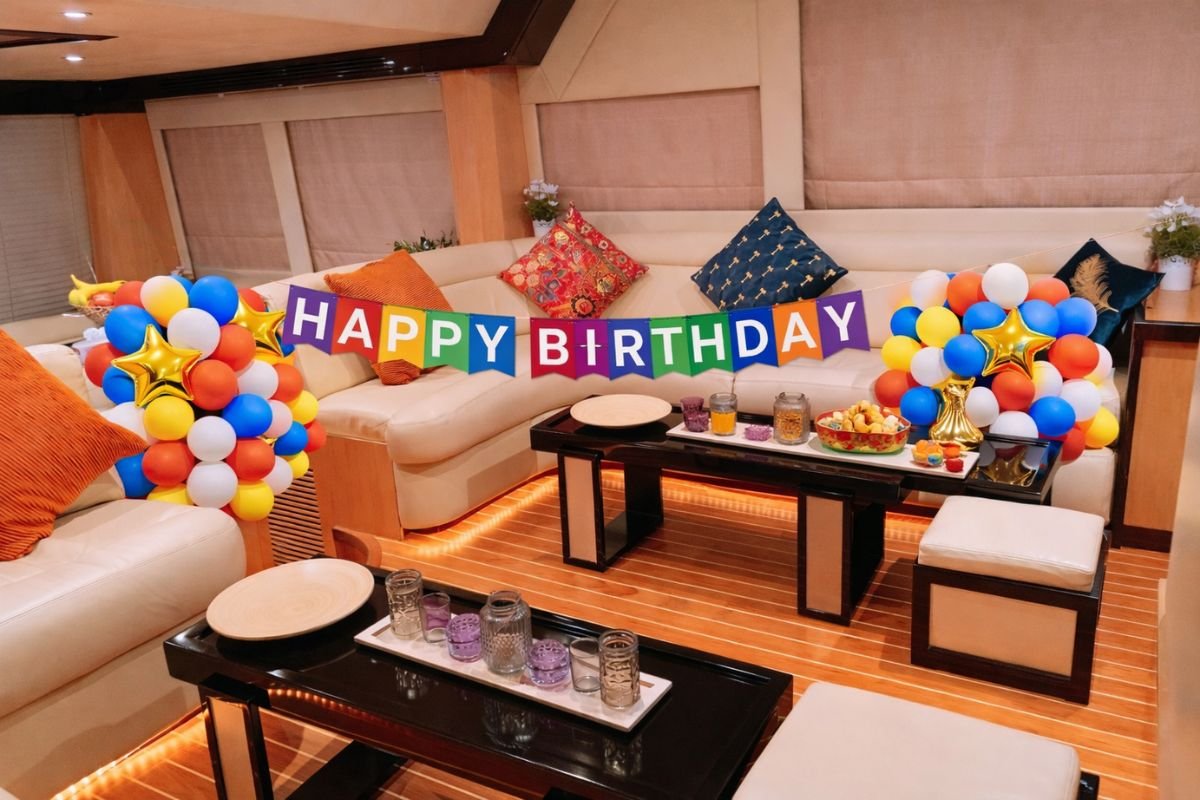 56 FT Majesty Yacht Birthday Dubai Party