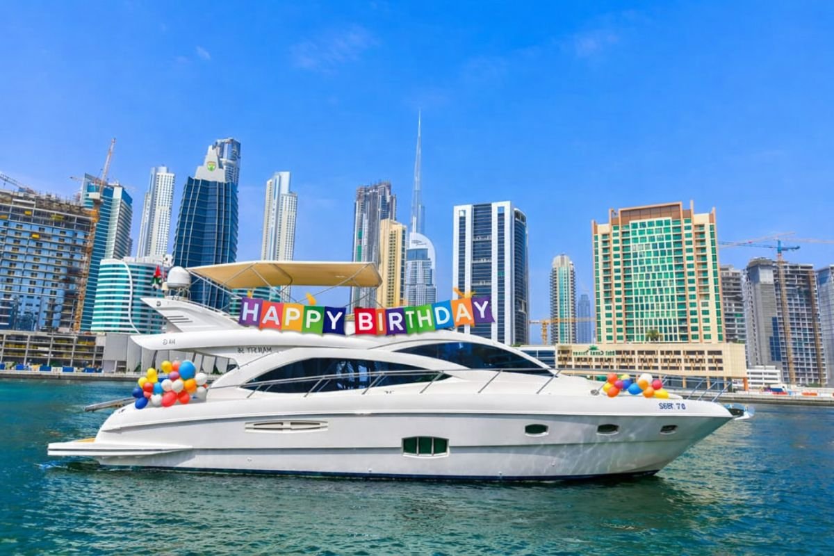 56 FT Majesty Yacht Birthday Dubai Interior