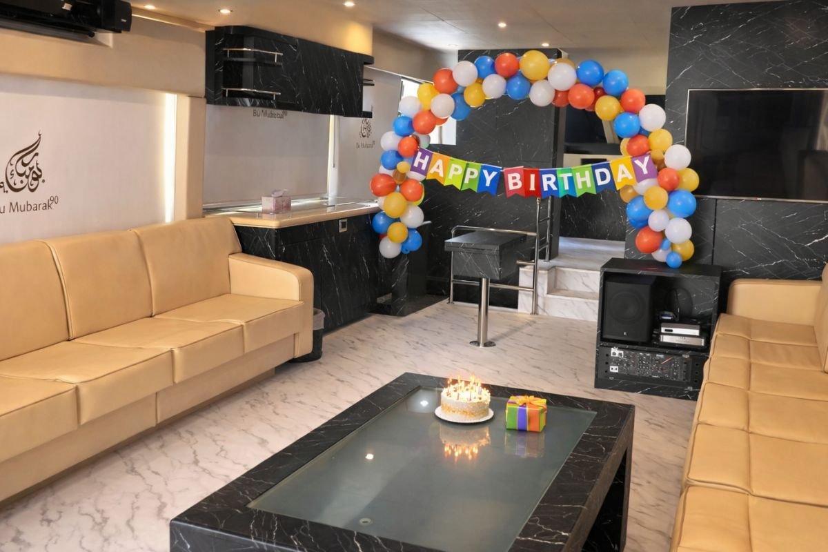 90 ft Bu Mubarak Yacht Birthday Dubai Activities