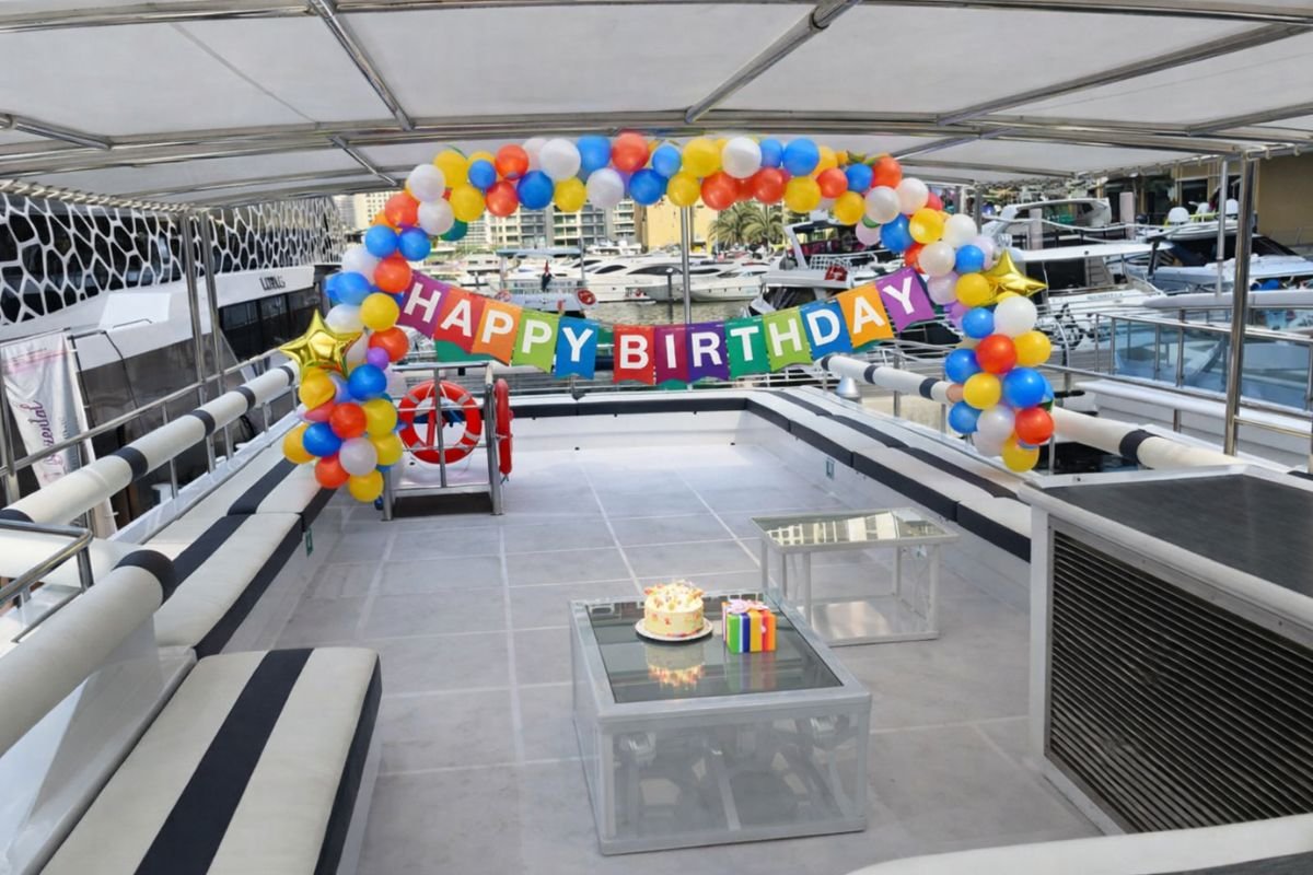 Venus Yacht Birthday Dubai Marina View