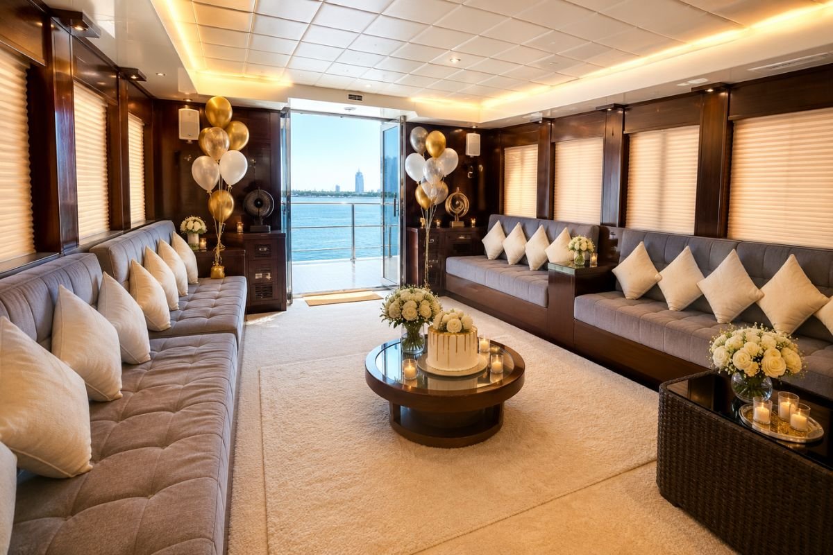 65 FT Nahyan Yacht Main Deck