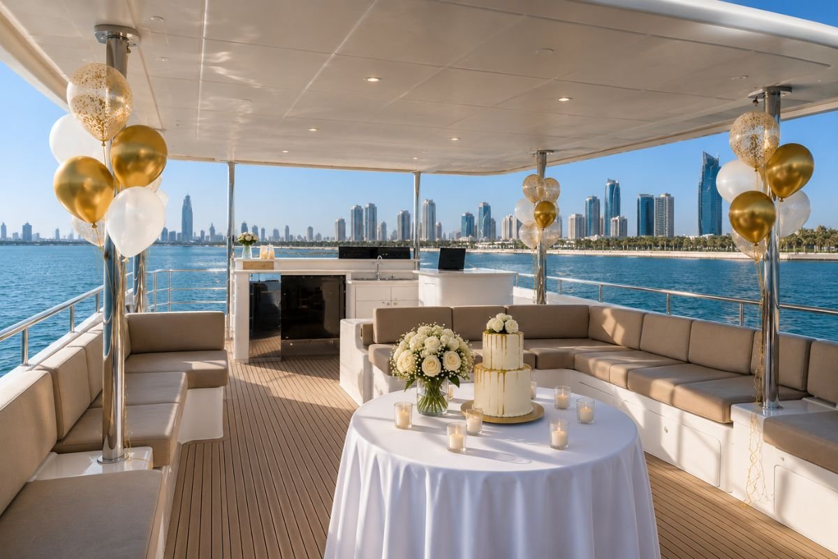 65 FT Nahyan Yacht Dubai Harbour View