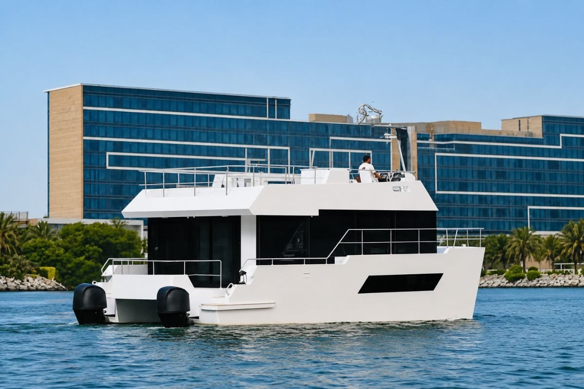 50 FT Evali House Boat Luxury Charter Dubai