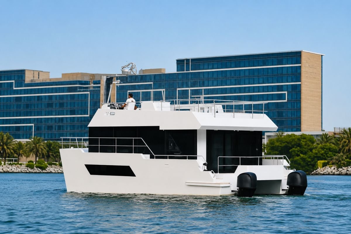 50 FT Evali House Boat Luxury Charter Dubai