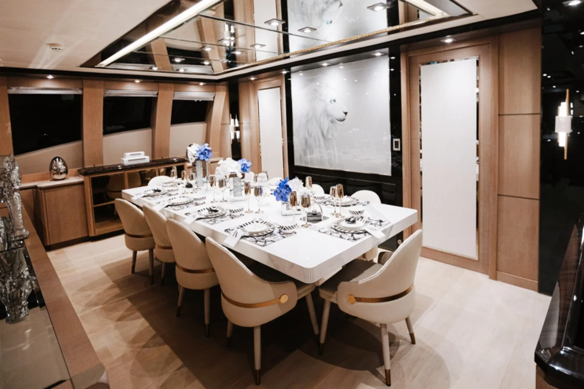 Panda Gold Superyacht Main Deck Event Space