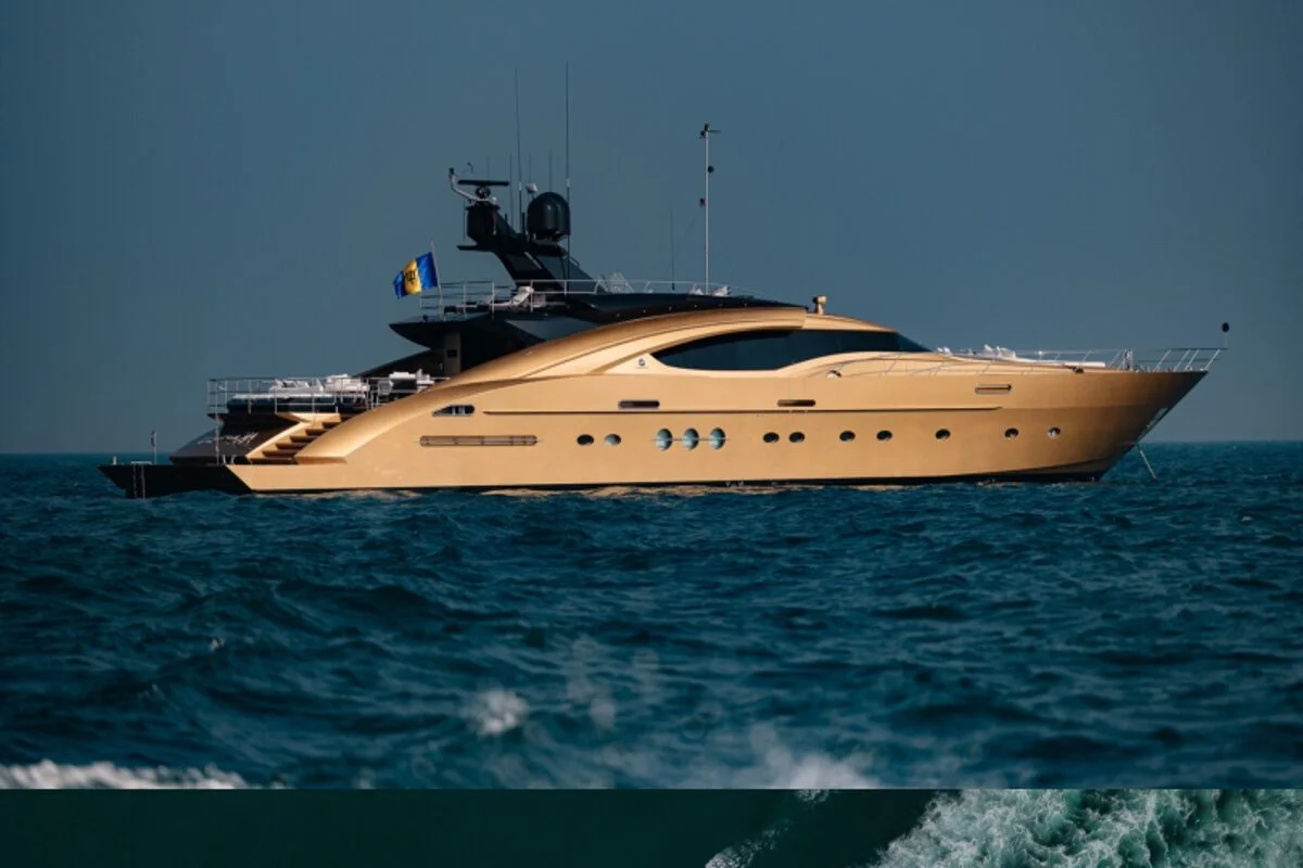 Panda Gold Superyacht Private Charter Dubai Marina
