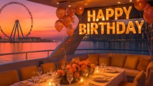 Luxury Birthday Yacht Charter Dubai Marina with Tabby Split Payments