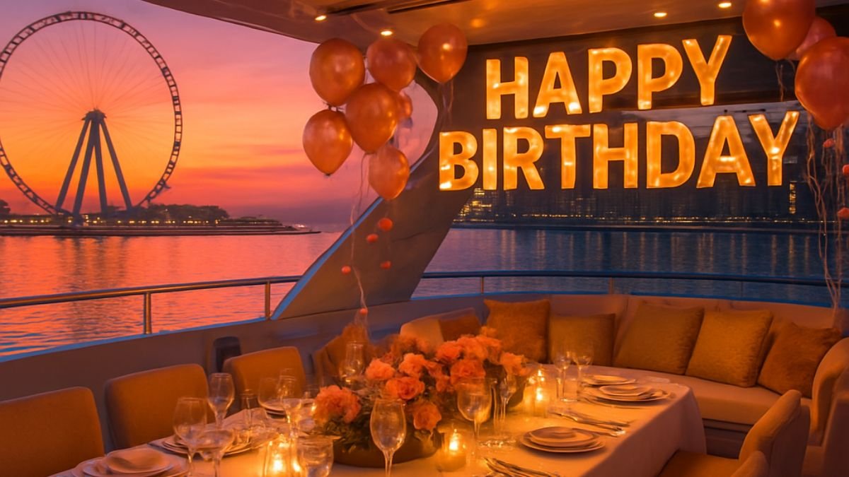 Luxury Birthday Yacht Charter Dubai Marina with Tabby Split Payments