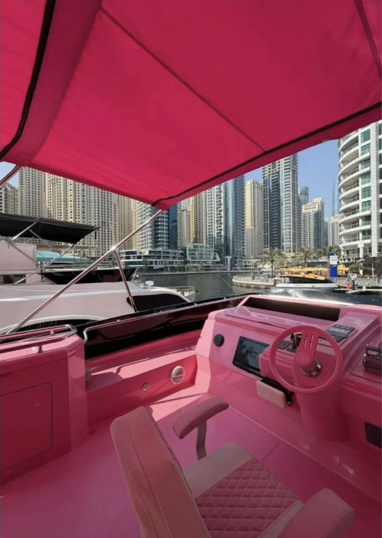 Pink Yacht 64 birthday yacht in Dubai (3)