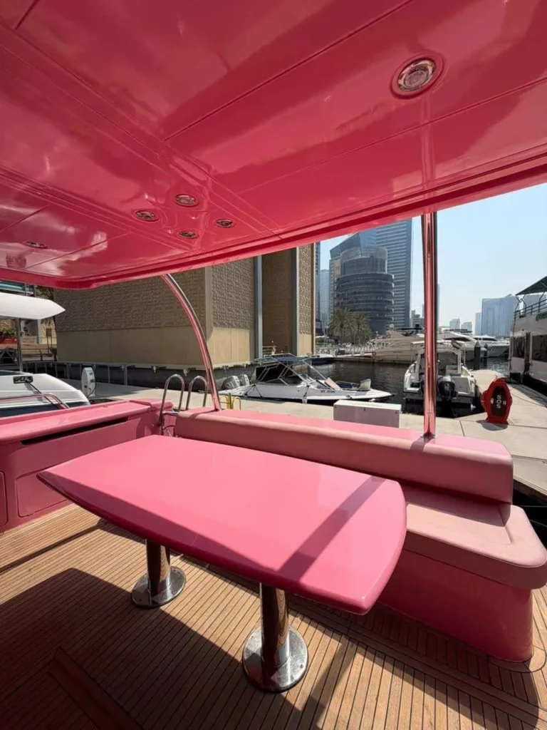 Pink Yacht 64 birthday yacht in Dubai (6)
